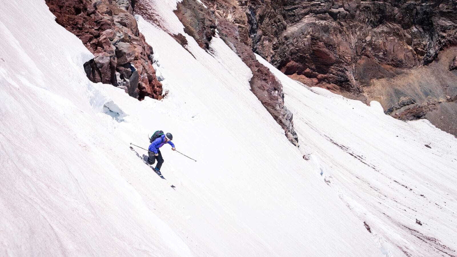 اسکی در کوهستان