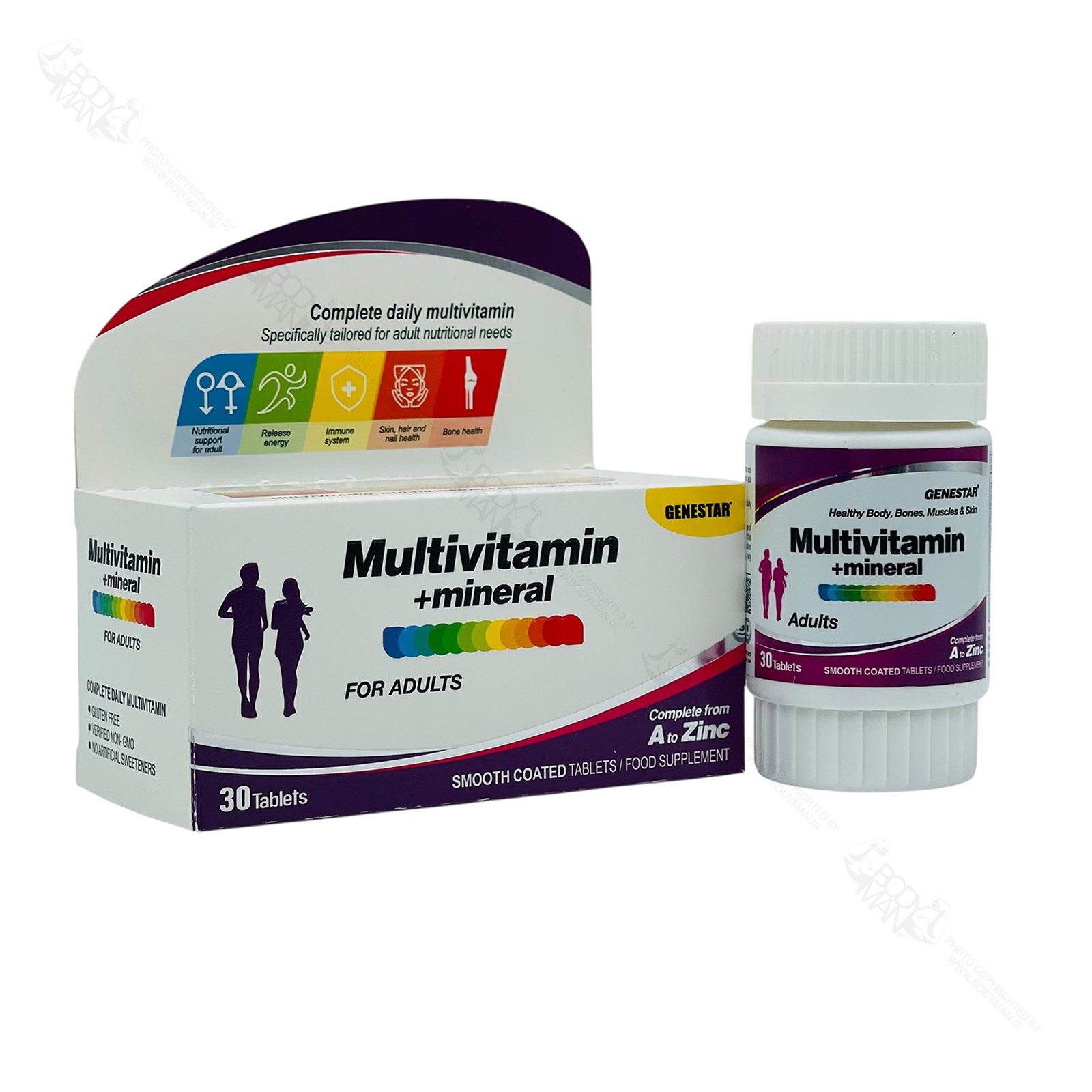 GENESTAR multivitamin + mineral مولتی ویتامین مینرال ژن استار