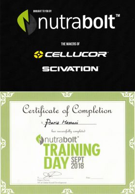 cellucor nutrabolt certificate