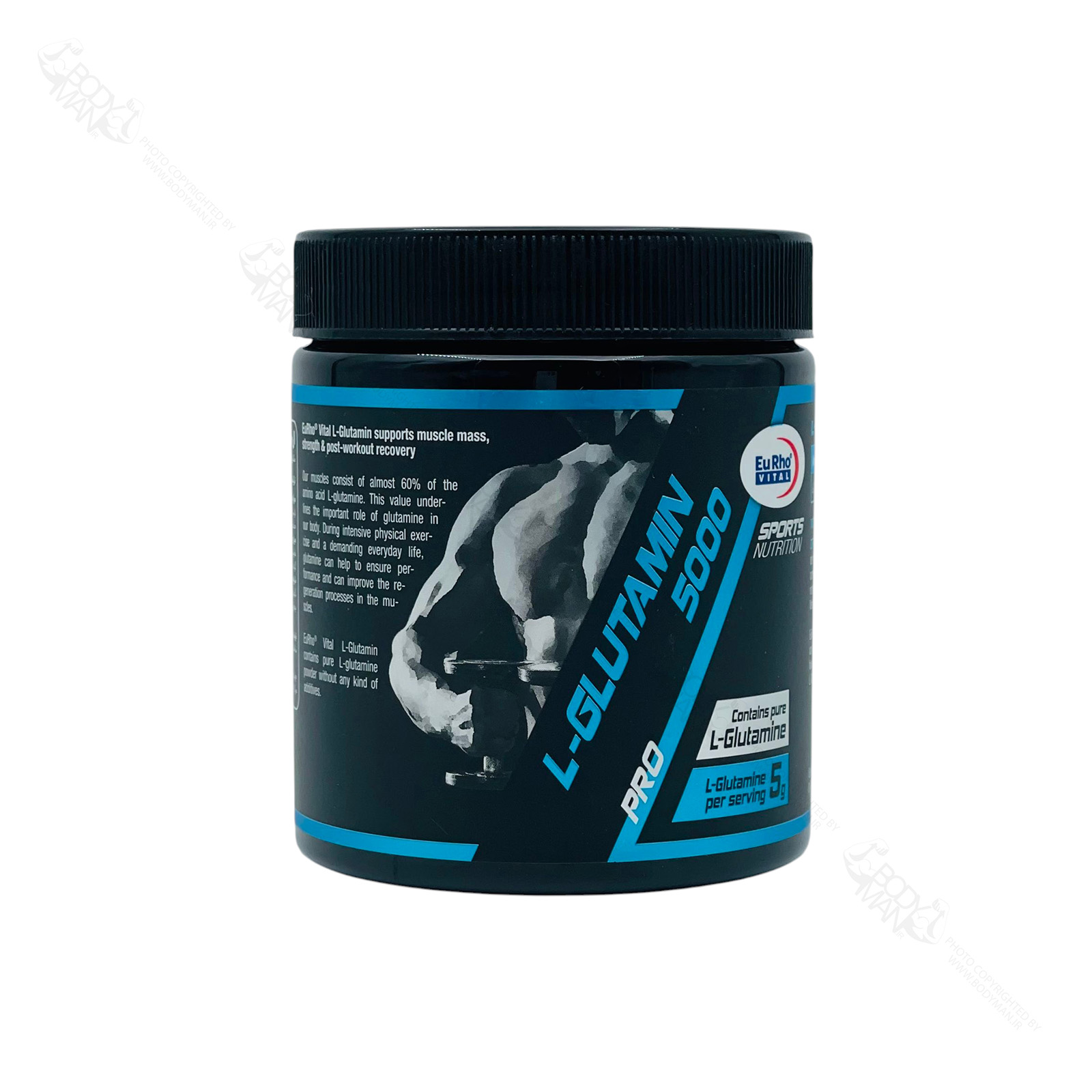 EuRho® Vital Sports L-Glutamin ال گلوتامین ۵۰۰۰ یوروویتال