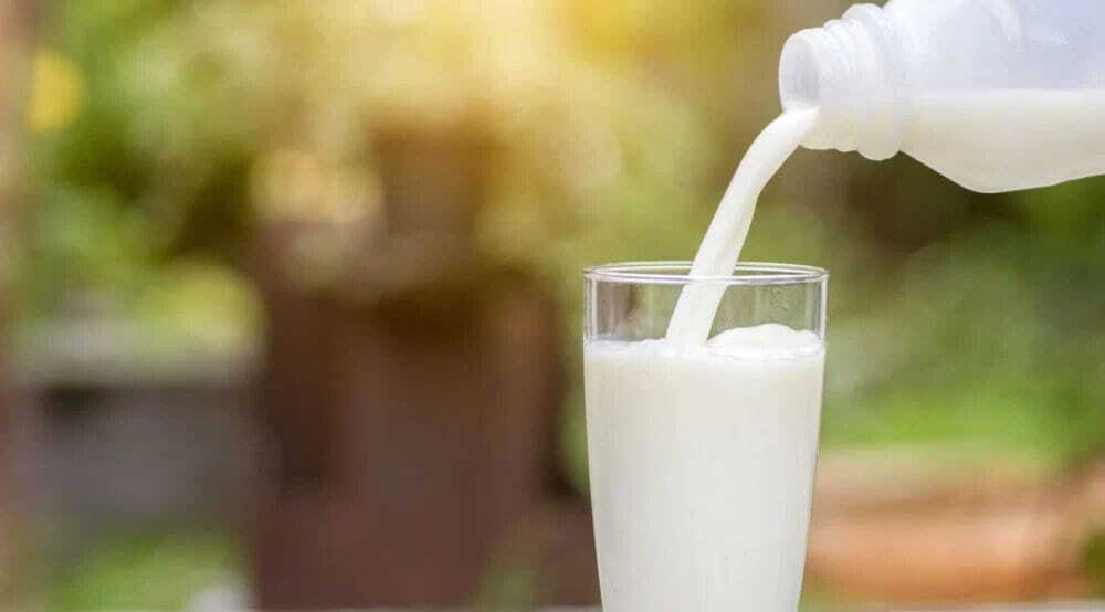 ریختن شیر در لیوان