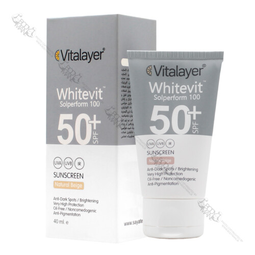 کرم ضد آفتاب ضد لک SPF 50 ویتالیر