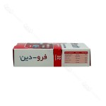 جدول ترکیبات و فرمولاسیون فرو-دین آرین سلامت سینا