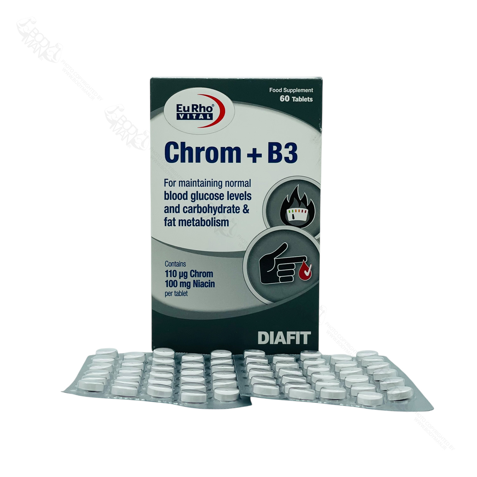 Eu Rho VITAL Chrom + B3 کروم + ب۳ یوروویتال