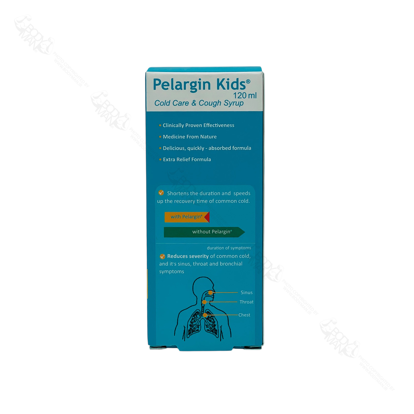 Pelargin Kids Syrup english lable شربت پلارژین کیدز لیبل انگلیسی