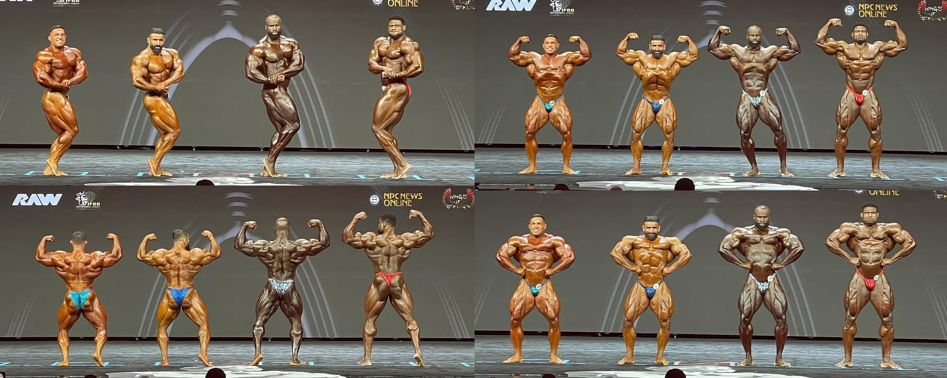 اعلام نتایج مستر المپیا ۲۰۲۵ درک لانسفورد قهرمان شد 1 mr olympia 2025 mens open pre judging 1