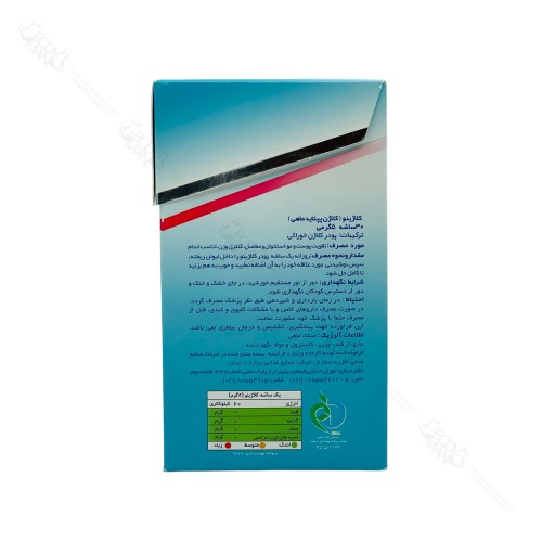 اطلاعات تکمیلی ساشه کلاژن پپتاید ماهی کلاژینو
