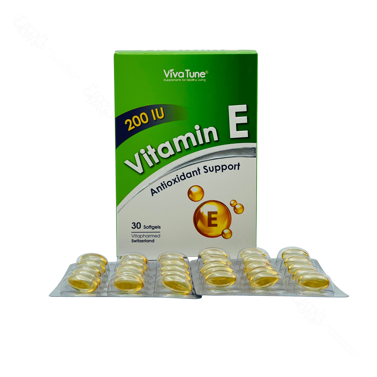 VivaTune Vitamin E 200 IU ویتامین ای ۲۰۰ ویواتیون