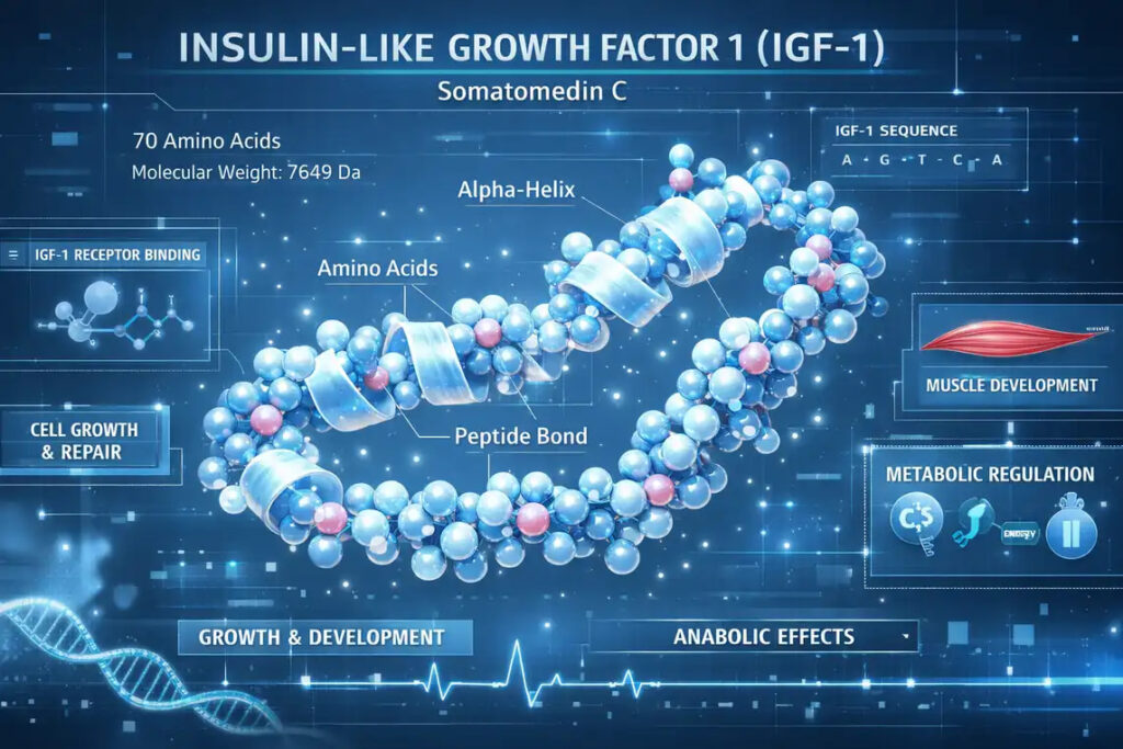 IGF-1 چیست؟ راهنمای جامع فاکتور رشد از عضله‌سازی تا طول عمر