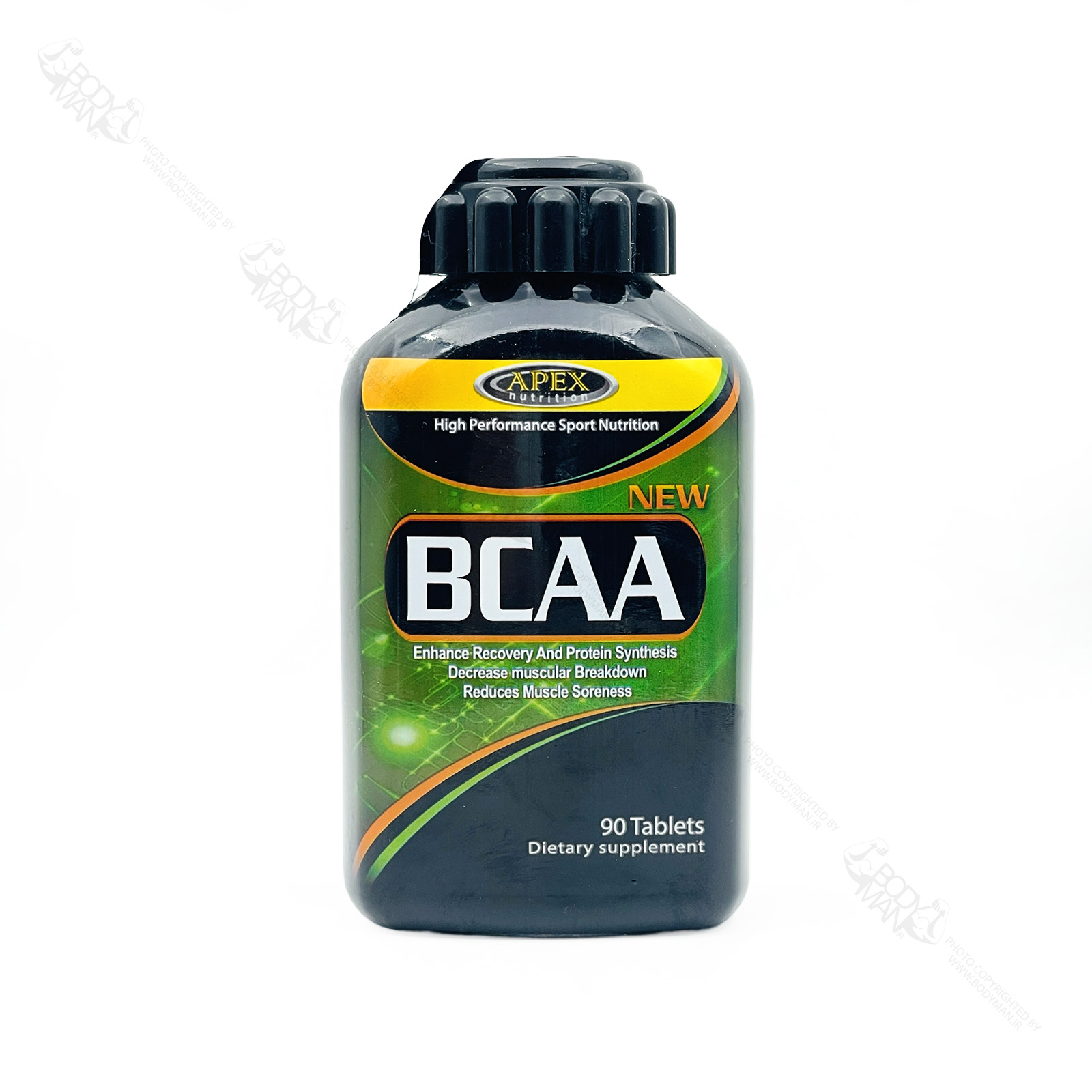 APEX BCAA 1000 mg 90 tabs قرص بی سی ای ای ۱۰۰۰ میلی گرم اپکس ۹۰ عددی